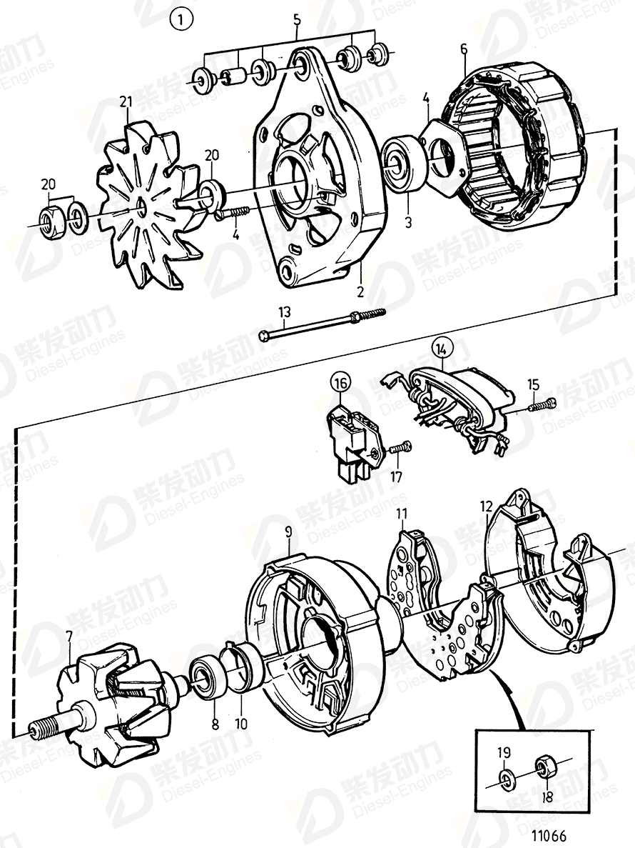 VOLVO Fan 847707 Drawing